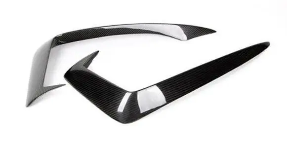 Carbon Fiber A4 B9 S4 с Sline углеродного волокна авто губа-Накладка для Audi B9 S4 S-line - Цвет: Carbon Fiber