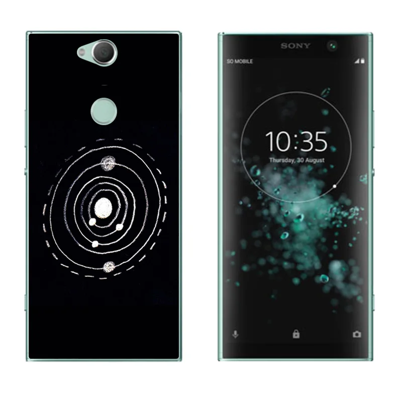 Чехол из ТПУ для Sony Xperia XA2 Plus мягкий силиконовый чехол с принтом большого