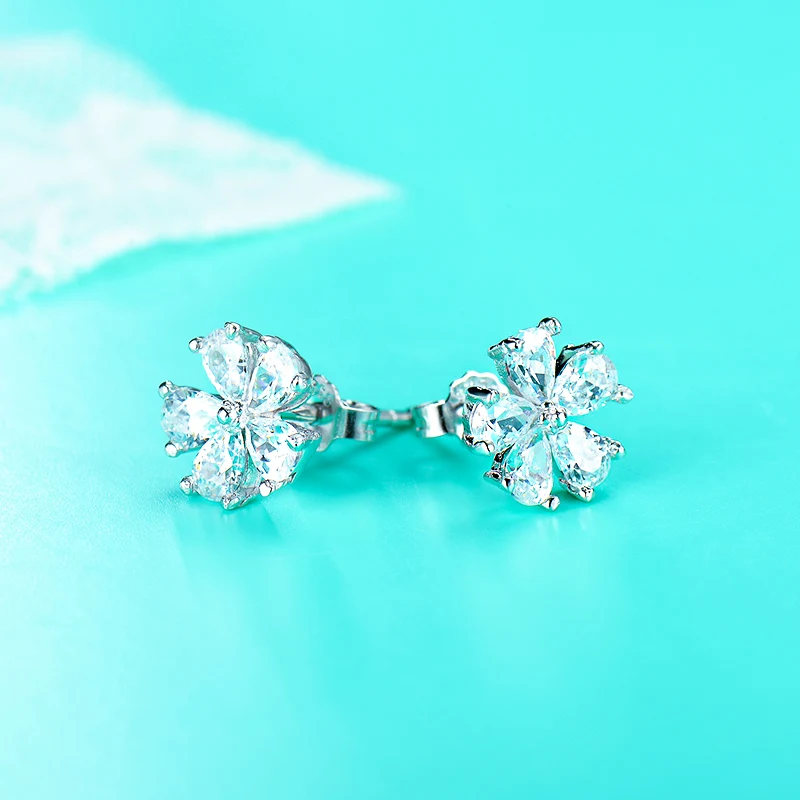 Сюн fine jewelry S925 серебро черешня palnt В Форме Подарок на годовщину женщин Симпатичные