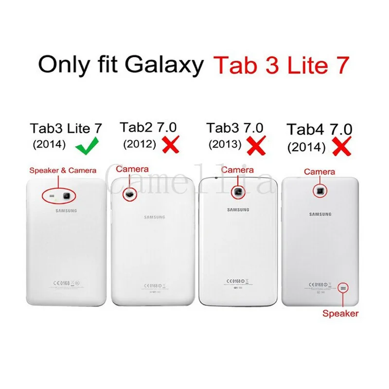 CucKooDo 200 шт. для Samsung Galaxy Tab 3 Lite 7 0 чехол книжка Pro телефона и с диагональю дюймов (с