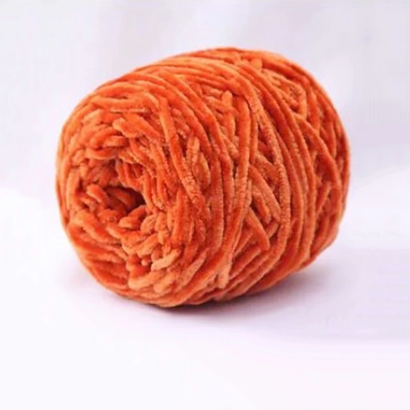 100 г/рулон многоцветный синель крючок для пряжи обувная линия полиэстер полный