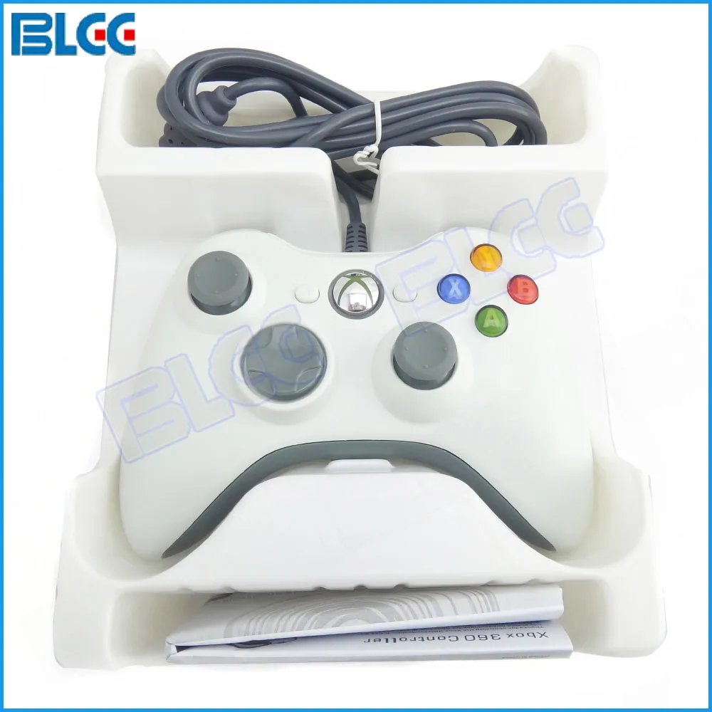 USB проводной геймпад белый контроллер для Microsoft Xbox &amp Slim 360 ПК Windows 7 популярный по