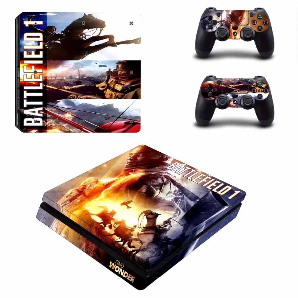 Игра поле боя 1 PS4 тонкая кожа Стикеры для Sony Игровые приставки 4 консоли и 2