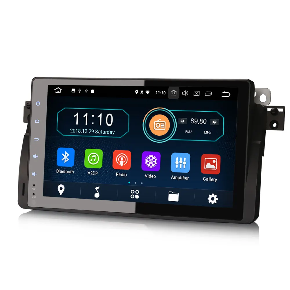 Erisin ES3996B Авто 9 'Ƈ Din Android 8 1 Автомобильный DVD плеер для BMW 3 серии E46 M3 Rover75 мг gps