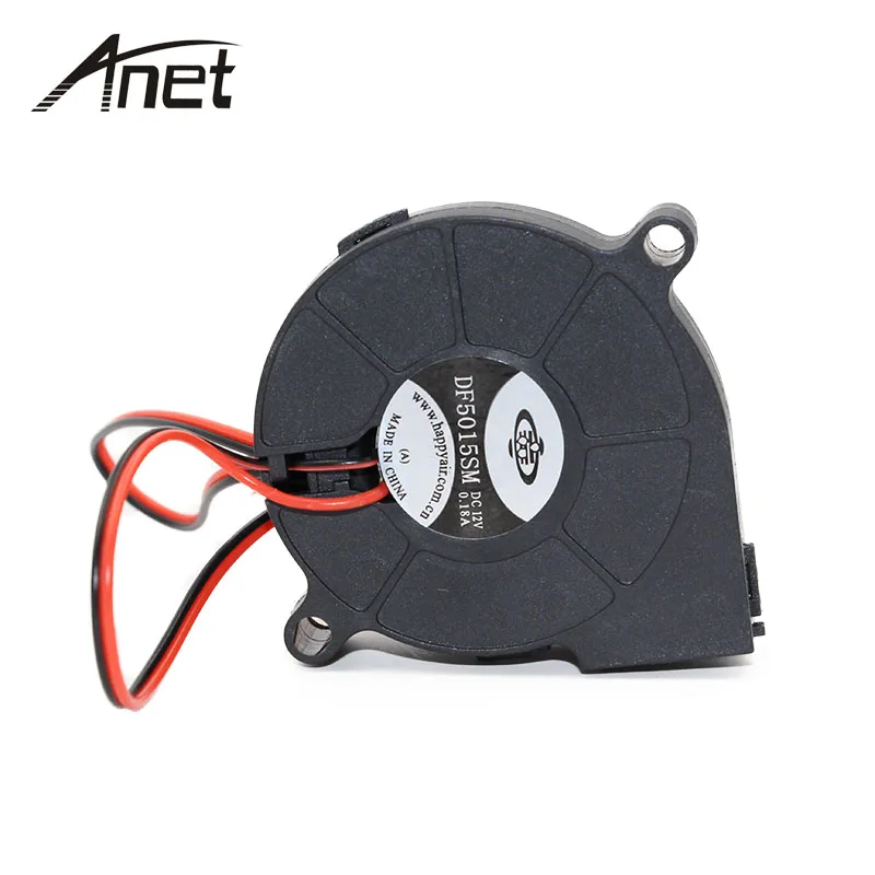 10 шт. Anet A6 A8 DC охлаждающий вентилятор 5015 турбовентилятор 12 в/24 в горячий конец
