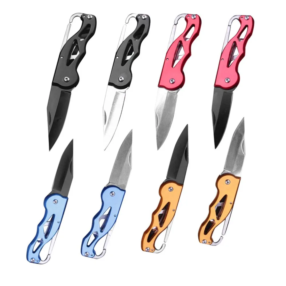 Mini Pocket Knife Folding Fold Key Ring Tactical Hunting Camping Rescue Keychain Peeler Outdoor Survival Tool Drop Ship | Инструменты
