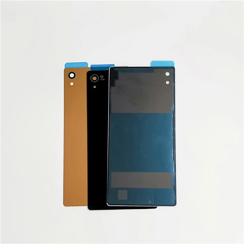 Back Battery Cover For Sony Xperia Z4 E6553 E6533 Rear Glass Door Case Black White Gold | Мобильные телефоны и аксессуары