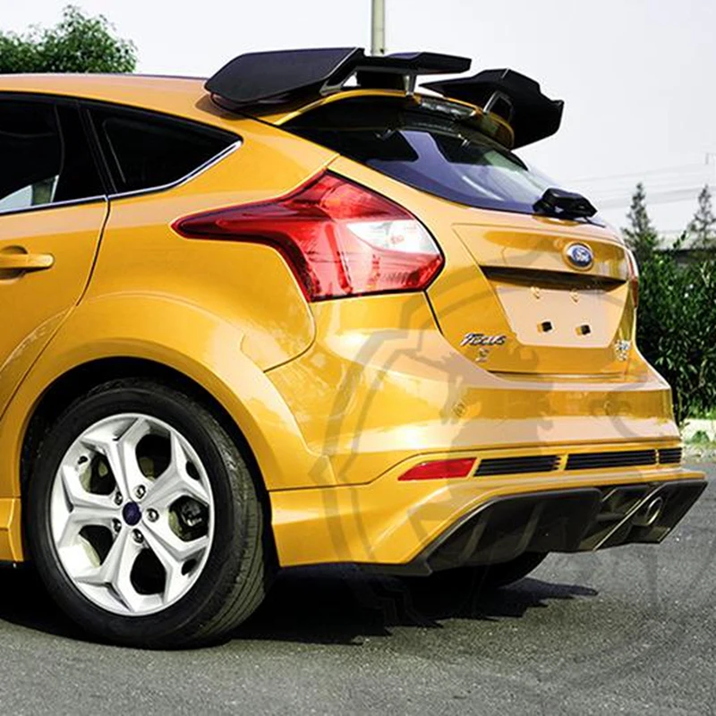 Спойлер для Ford Focus 2012 2017 высококачественный АБС пластик праймер заднего крыла
