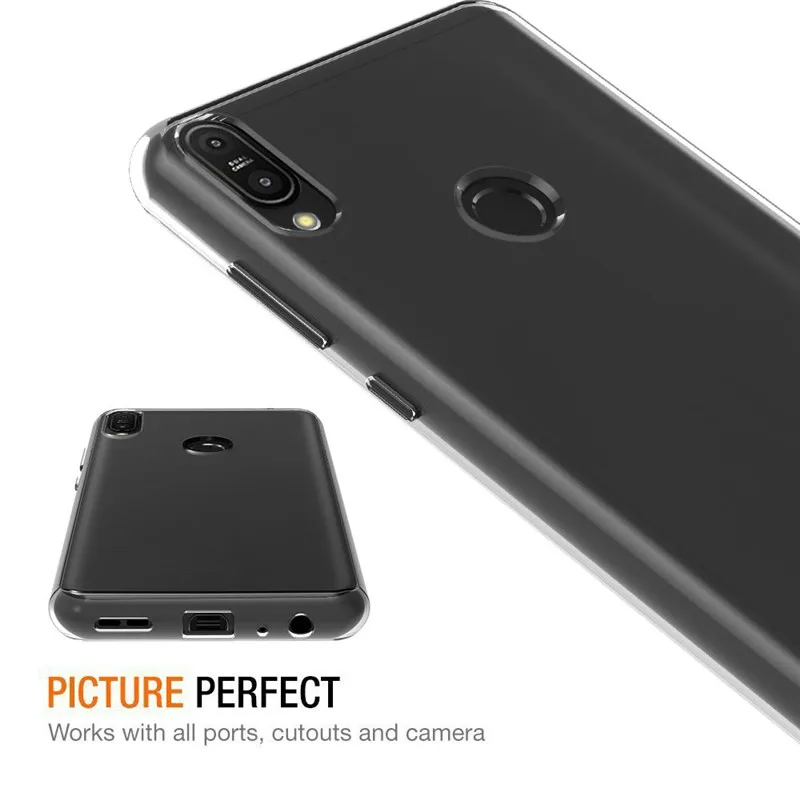 Для Asus Zenfone Max Pro M2 ZB631KL чехол Мягкая силиконовая задняя накладка из ТПУ для