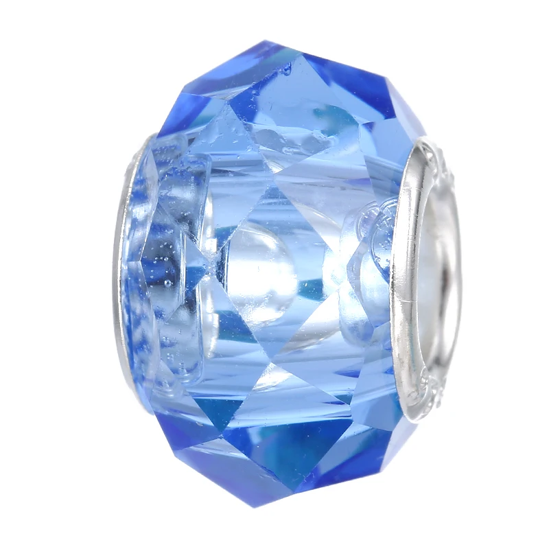 10 шт муранские граненые стеклянные бусины европейские амулеты свободные