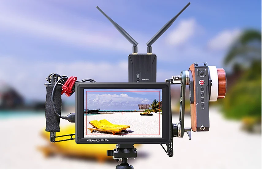 Feelworld FW279S 7 дюймов 3g SDI 4 K HDMI DSLR камера полевой монитор ультра яркий 2200nit Full HD 1920x1200 lcd ips для улицы