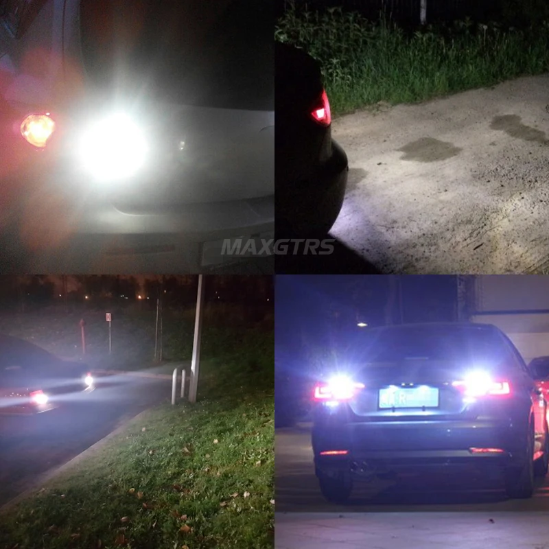 2x140W S25 BA15S 11561157 7440 7443 светодиодный чип W21W задние фонари задний фонарь заднего хода