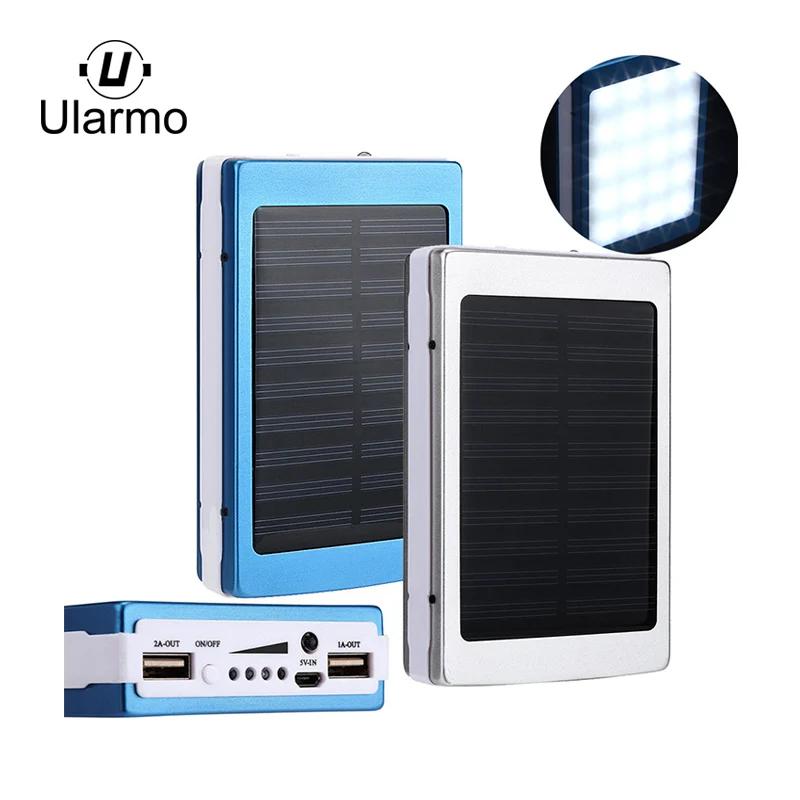 Портативное зарядное устройство на солнечной батарее 30000 мАч|dual usb|portable solar usbcargador
