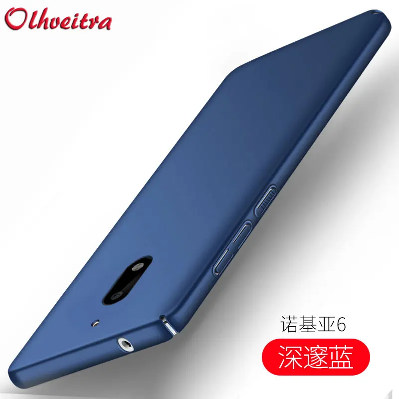 Original mobile Phone Cover For Nokia 6 case Luxury Hard PC Back 360 Full Body Shell Protective Capa fundas for | Мобильные телефоны