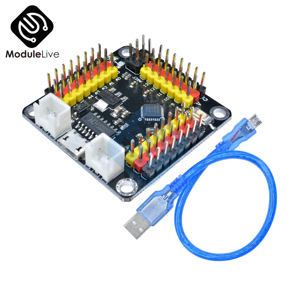 DM сильная серия спаянный модуль расширения CH340 ATMEGA328P NANO V3.0 заменяет FT232RL с USB
