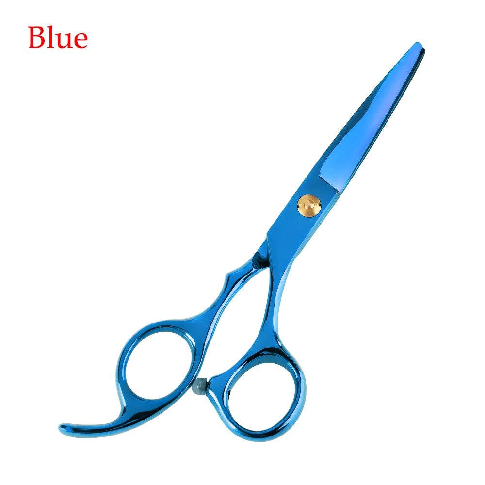 01 blue Профессиональные Парикмахерские ножницы для стрижки волос длина 15 см парикмахерские Парикмахерские филировочные ножницы Инструменты для укладки волос - Цвет: 01 blue