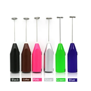 Stainless Steel Egg White Beater Electric Coffee Stirrer Drinks Milk Frother Foamer Mixer Juice Muddler Kitchen Bar Tools