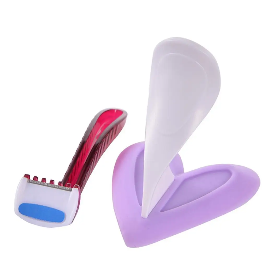 Бритва фиолетового бикини сердце треугольный треугольник Лобковая бритва