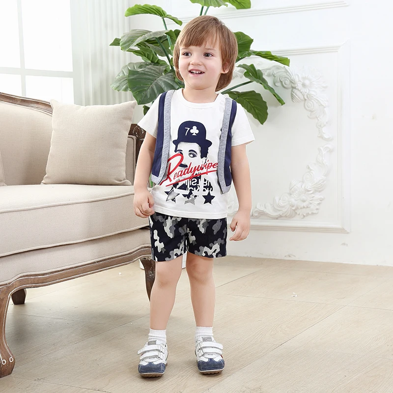 boy boutique clothing Baby Boy Christening Outfit Clothing Gentleman Summer Suit Children's Importer Set two pieces for |