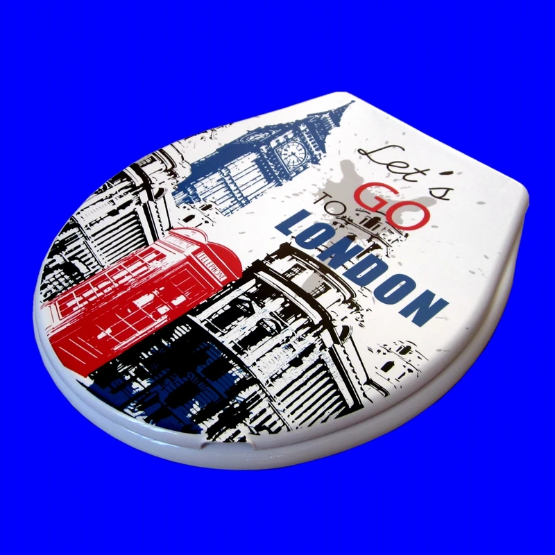 Туалет крышка стандарт пуговицы 2016 высокое качество красочный крышку унитаза