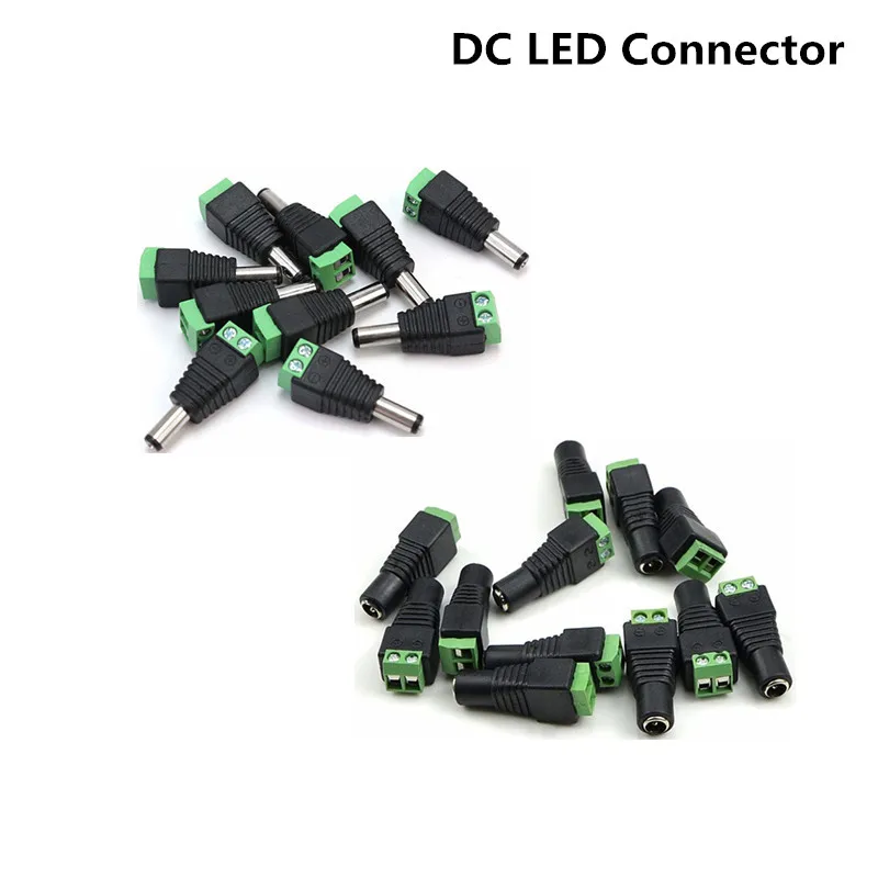 2 1x5 5 мм DC Мужской женский Разъем LED разъем питания jack адаптер BNC для камеры