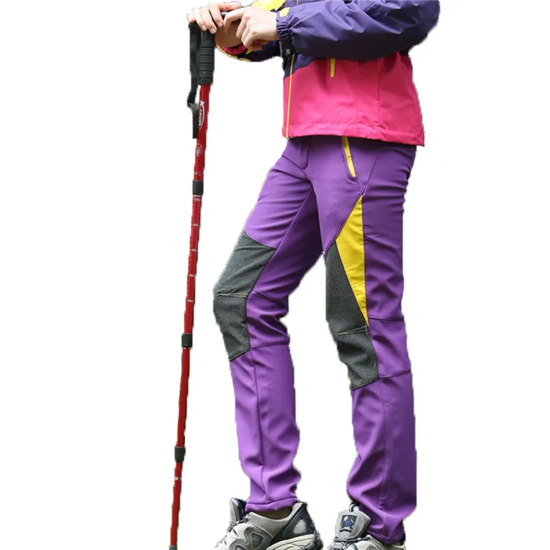 

Outdoor Hiking Camping Trekking Pants Men Women Elastic Quick-Drying Breathable Softshell Trousers Climbing Sports Pants 85zr