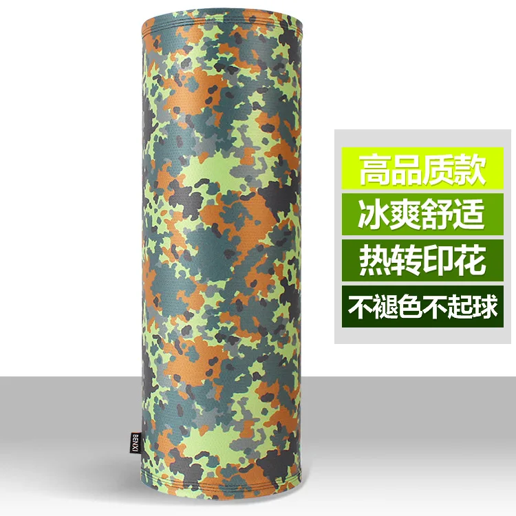 S99 High-quality camouflage sweat-absorbent outdoor magic headscarf riding windproof collar mask | Спорт и развлечения