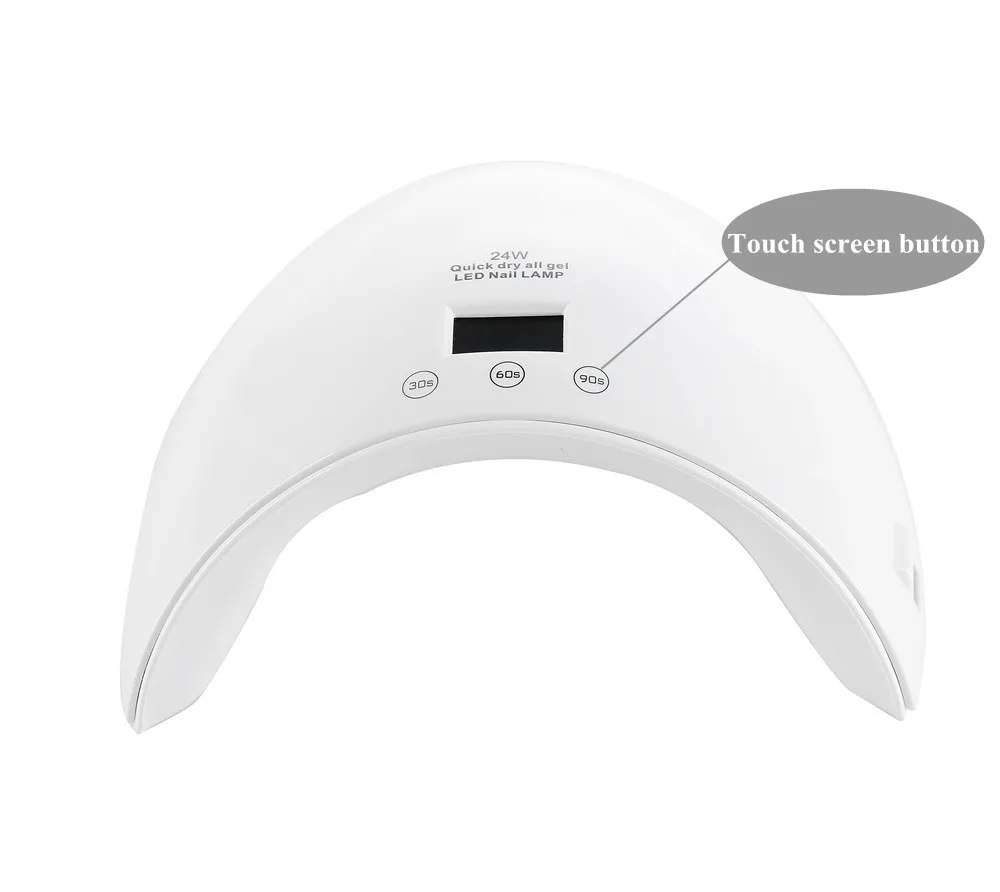 Уф-лампа для сушки гель-лака с жк-дисплеем 24 вт | Красота и здоровье