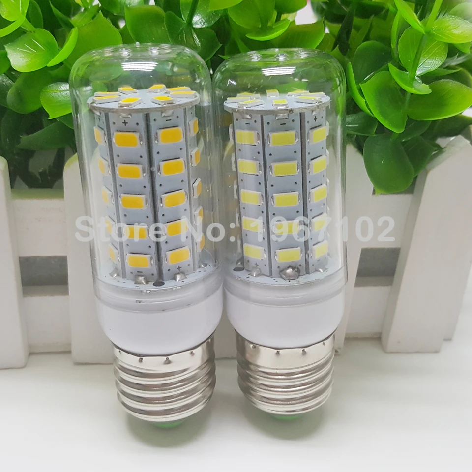Светодиодная кукурузная лампа E27 E14 светодиодных ламп 5730 110 V 220 24led 36led 48led 56led 69led 72led