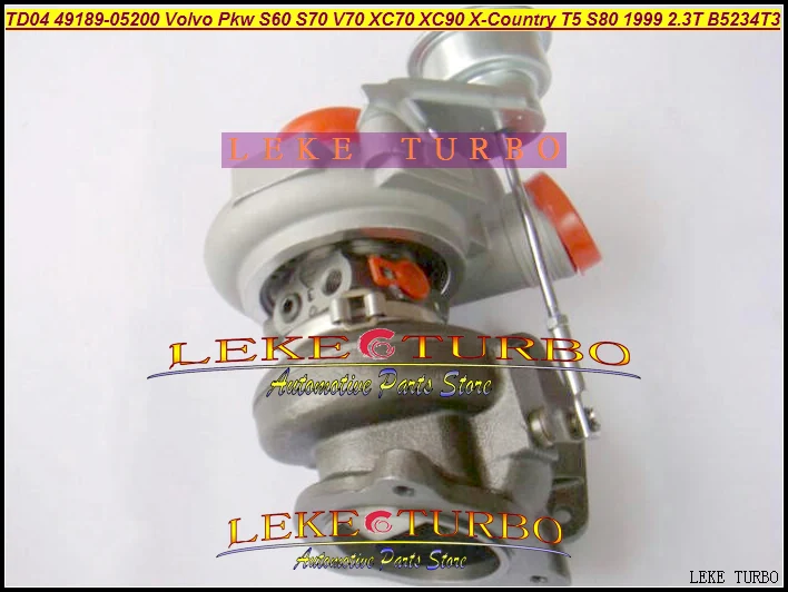 Бесплатная доставка TD04HL 49189 05200 05210 05211 турбо для VOLVO PKW S60 00S70 V70 XC70 XC90 X Country T5 S80 2.3L