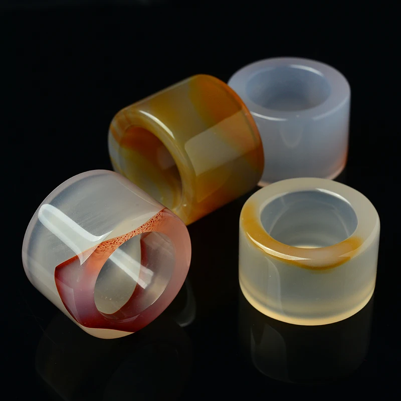 

100% Natural / Jadeite Ring Band Men's Band 1pcs