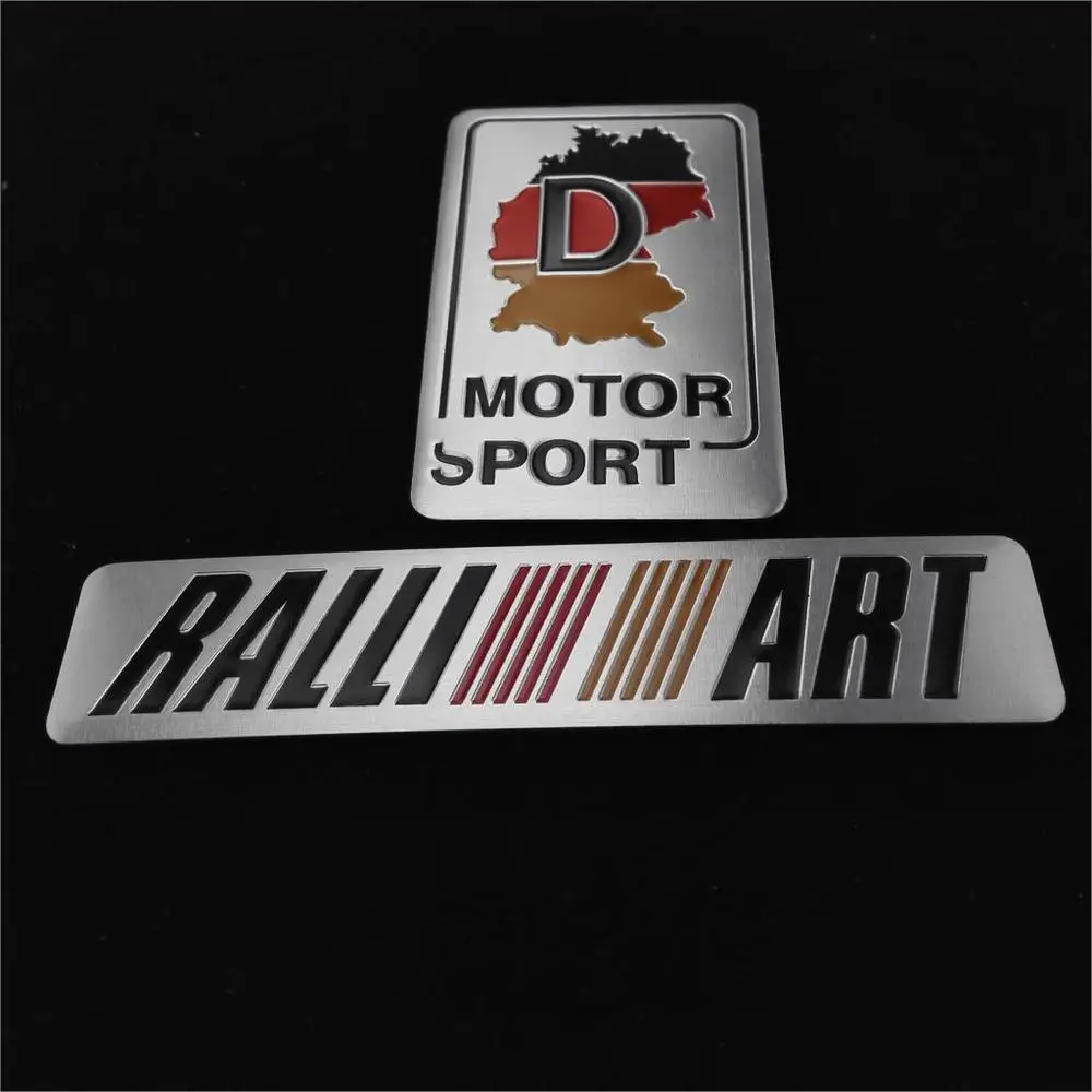 wholesale Excellent Chrome Plated Metal Grille car badge sticker for mitsubishi asx lancer outlander galant pajero ralliart | Автомобили и