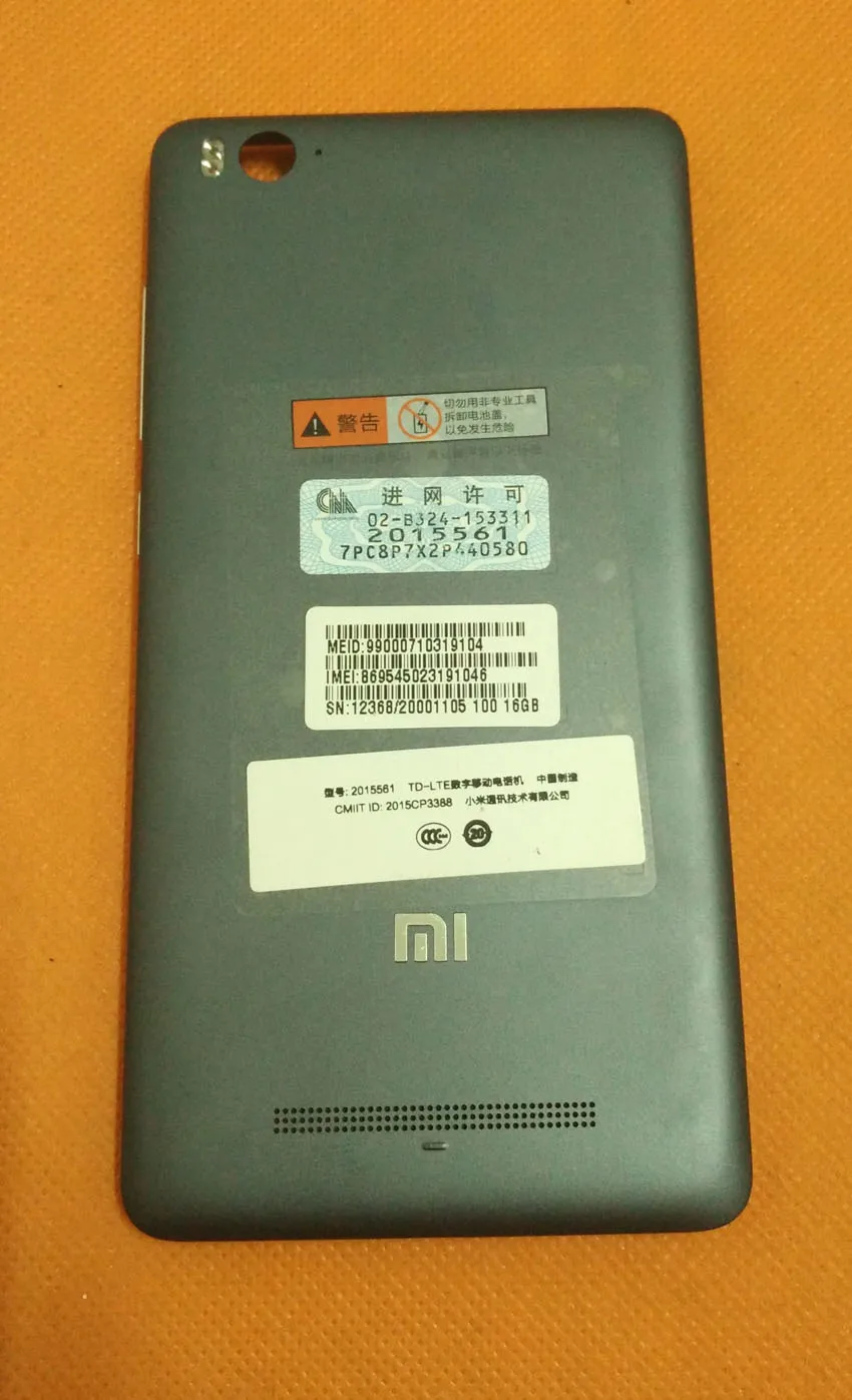 Используется оригинальный защитный Батарея Чехол Для Сяо Mi Mi4c 4c Snapdragon 808 гекса Core