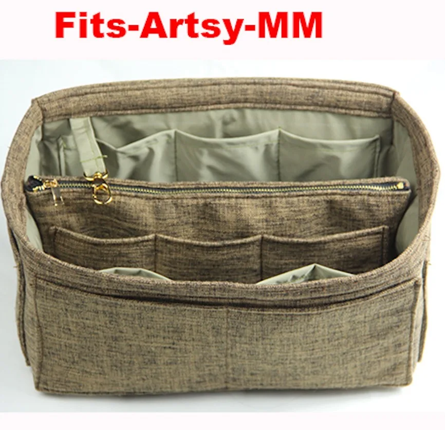 Artsy-MM Подходит для Speedy25 30 35 40 восхитительная ручная тканевая сумка органайзер сумка-тоут кошелек вставка Водонепроницаемый Косметический подгузник вещи сумка - Цвет: Artsy-MM
