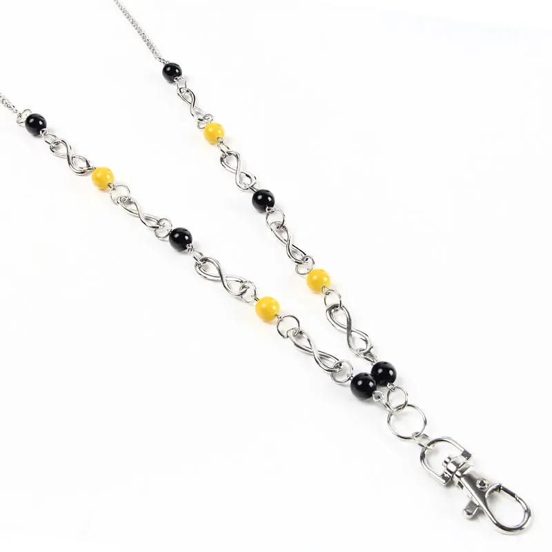 5 шт./лот Бесконечность жемчужная цепочка 80 см с большой застежкой-лобстером для Mi