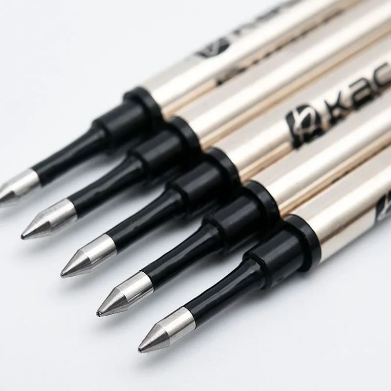 

5pcs/box Kaco International Standard Refill 0.5mm Black Ink Refills for Rollerball/Sign Pens Office School Supplies