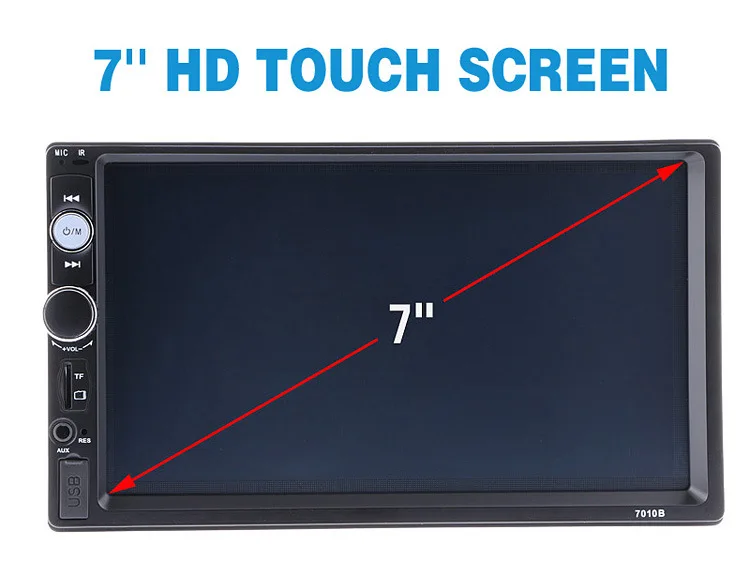7 дюймов автомобильное радио MP4 MP5 OLED цветной экран музыкальный плеер Bluetooth hands-free