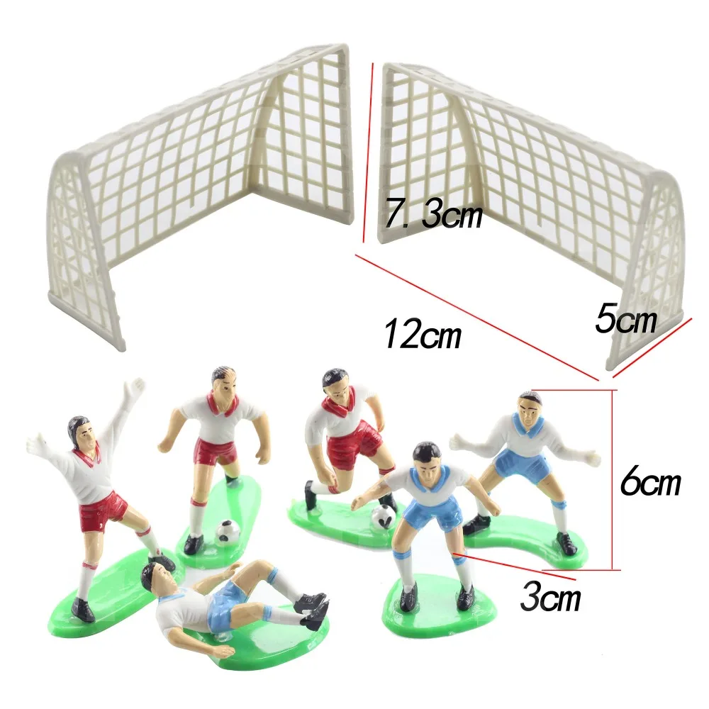 8 шт./компл. инструменты для украшения торта футболистов аксессуары формы