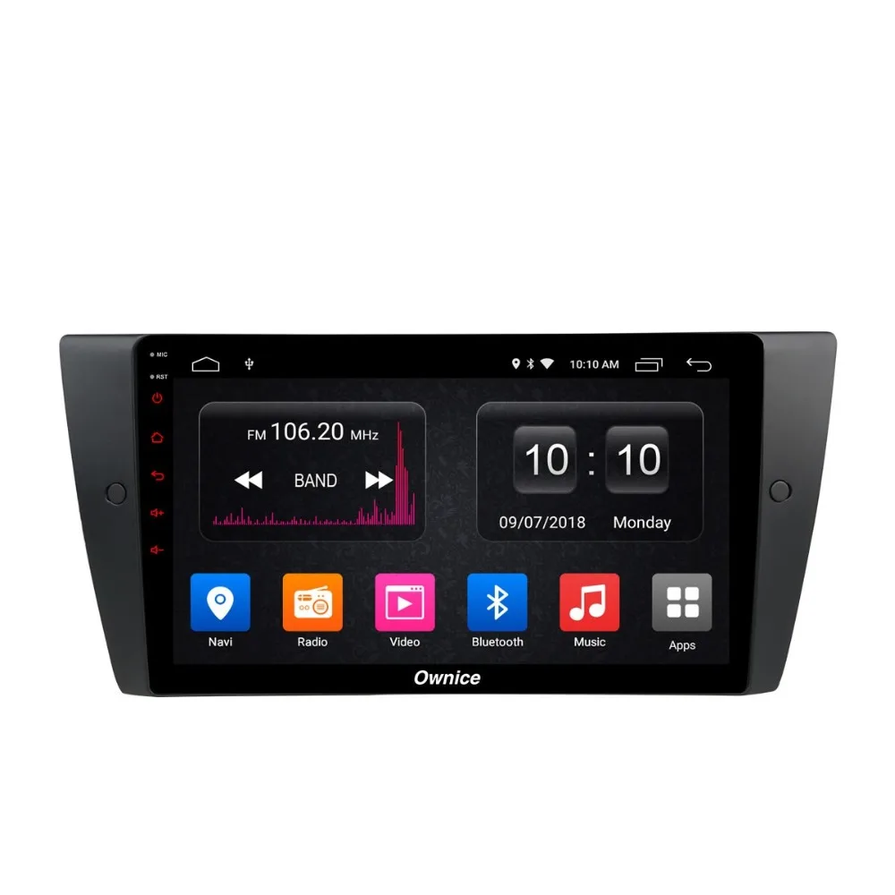 HD 9 дюймов четырехъядерный 2 Гб ОЗУ 16 ПЗУ Android 8 1 автомобильный DVD-плеер для BMW E90 E91 E92