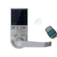 hide key digital keypad door lock remote controlpasswordcardkey touch screen spring bolt smart electronic lock lk800bsrm
