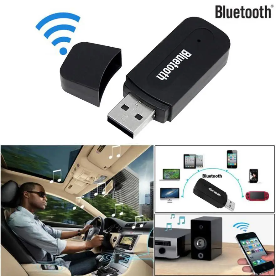 3 5 мм автомобильный беспроводной Bluetooth Aux аудио стерео музыкальный приемник