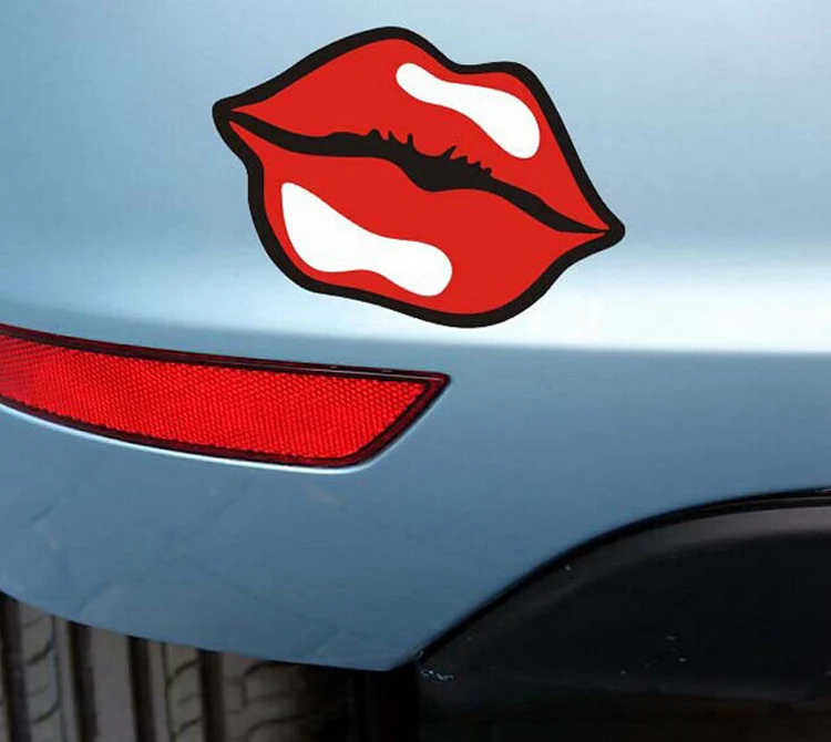 Автомобиль для укладки Sexy Средства ухода за губами наклейки и Наклейка Toyota Chevrolet