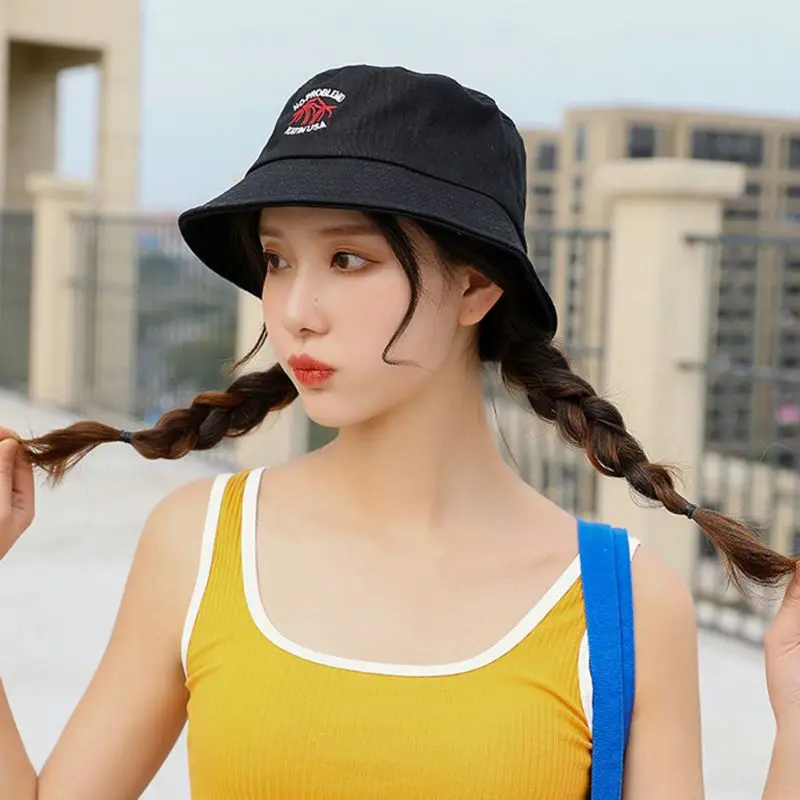Панама с широкими полями для женщин и девушек забавная повседневная спортивная