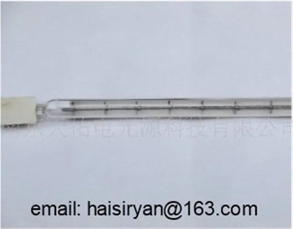

sk15 customized 1200w 500mm far Single tube Electric halogen IR quartz glass heat radiator for pet blowing machine manufacturer