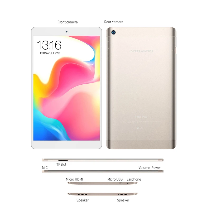 Teclast P80 pro планшет 8 дюймов планшетный ПК android 7 0 четырехъядерный процессор Rockchip MT8163