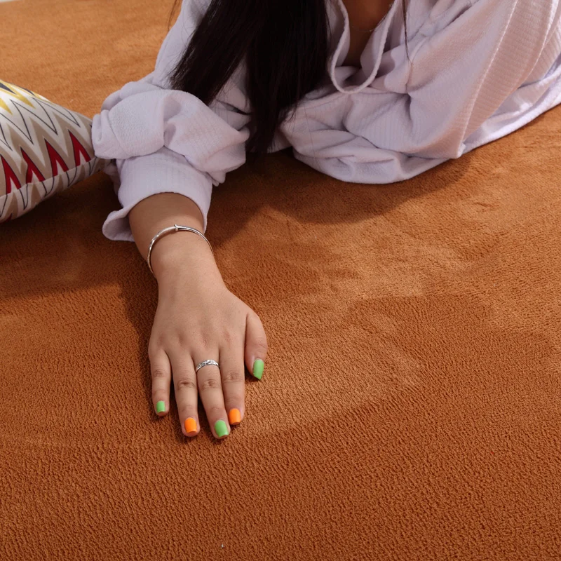 LIU 16 видов цветов коралловый бархатный ковер для гостиной спальни коврик йоги