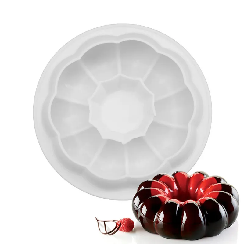 

Baking Dish Silicone Round Garland Champion Molds Mold Cake Decorating Tools For Pans Baking Brownie Chiffon Sponge Cakes Pan