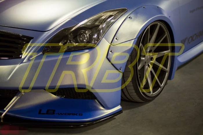G37 Coupe Средства ухода за кожей комплект Волокно Стекло передний бампер передняя