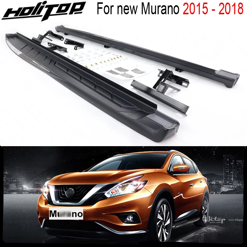 Роскошная ножная доска педали nerf бар шаг в сторону для Nissan Murano, алюминиевый сплав+ ABS, в Азию