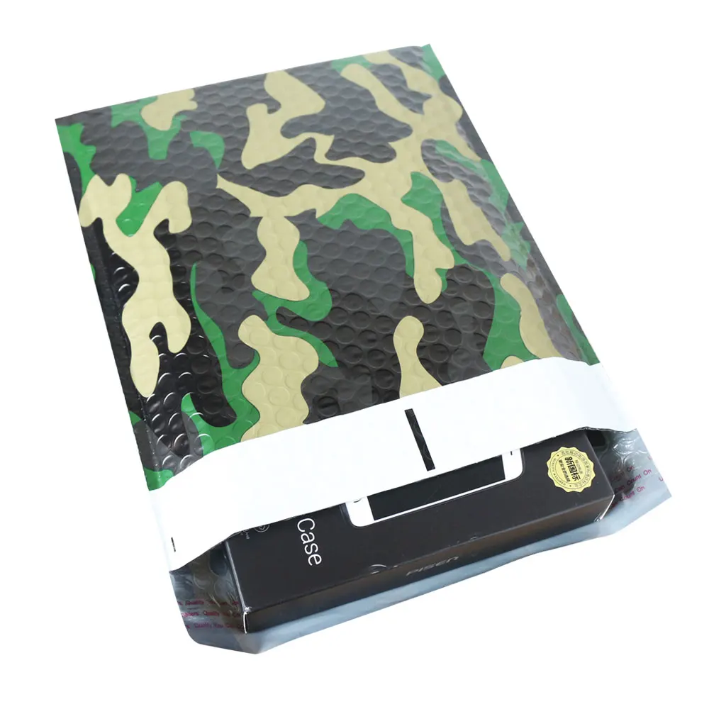 Speedy Mailers 10 шт. 175x230 мм Камуфляжный узор Пластиковый пузырьковый конверт для почты смешанный цвет воздушно-пузырьковая плёнка конверты-пакеты для почтовых отправлений